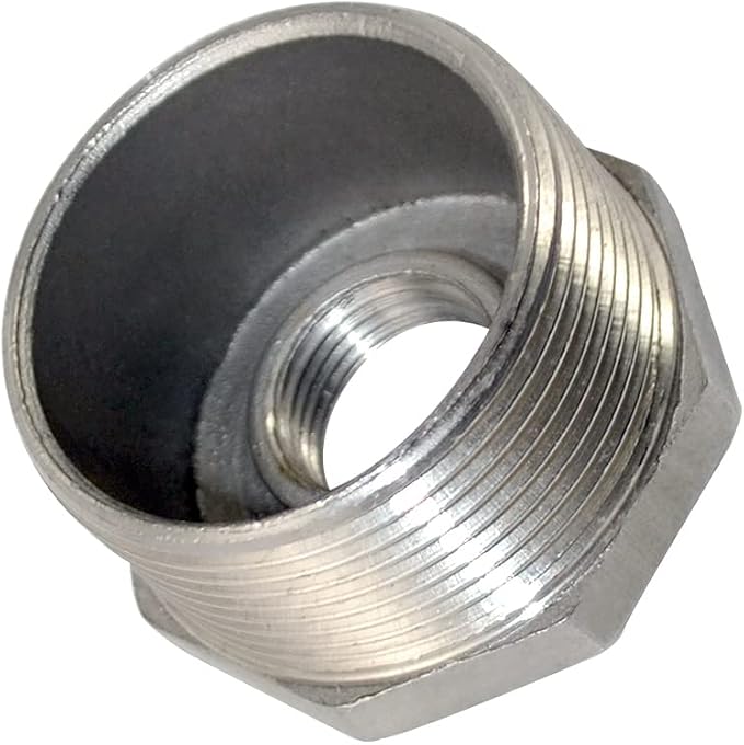 DAN SPEED Male x Female Thread Reducer Bushing Pipe Fitting, Stainless steel SS - Image 2
