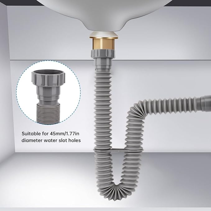 Flexible Sink Drain Pipe 1-1/2 inch - Image 3