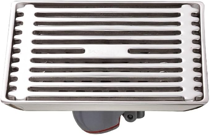 1pc Silver Square Floor Drain 10 * 10cm by Unknown