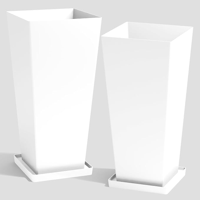 Worth Garden Large 28 in.Tall Planters Set of 2 - Image 8