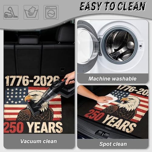 250 Years American Eagle Stroller Trunk Mat Universal Waterproof Cargo Liner - Image 5