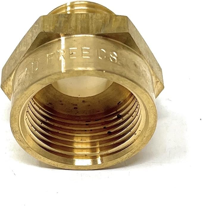 Cascada Lead-Free Brass Adapter, G Thread British BSPP Male to NPT Female |) - Image 8