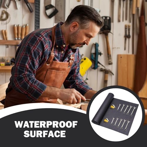 Work Bench Mat Pvc Anti Slip Black Workbench Mats Waterproof Esay to Cut - Image 6