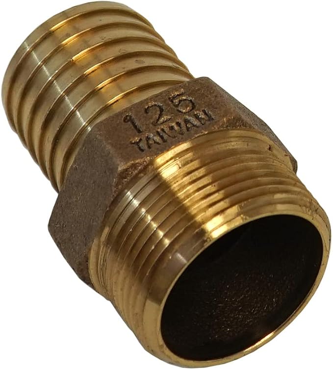 MFG No-Lead Bronze Adapter Inch Brass Male Adapter, Connects Submersible Pumps - Image 5
