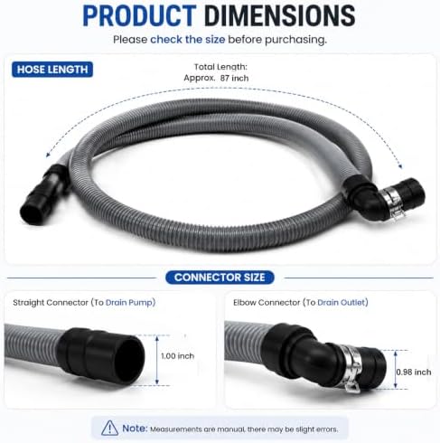 DD97-00403E Dishwasher Drain Hose Fit - Image 2