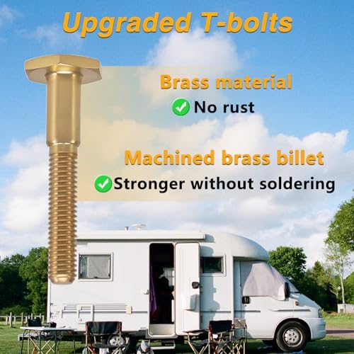 RV Toilet Floor Flange Seal and Mounting Hardware Kit Compatible - Image 3