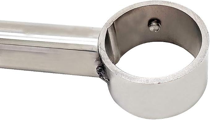 Ceiling-Mount Bracket Wardrobe Pipe Bracket Rod Lever Support Holder Fit 32 to - Image 4