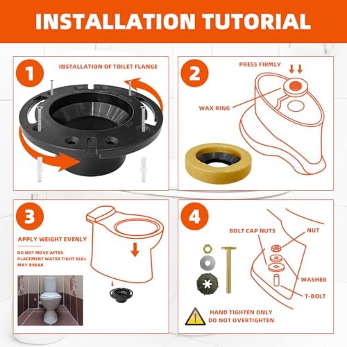RV Toilet Flange with Wax Ring Repair Kit - Image 2
