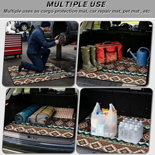 ELEQIN Car Cargo Liner Non Slip Backing Cargo Mat Rear Trunk Liner All Weather - Image 3