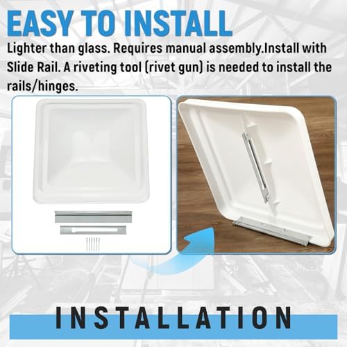 HECASA 14" 3pcs RV Roof Vent Cover Compatible - Image 5