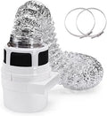 【UPGRADED】NOORNY 3 in1 Indoor Dryer Vent Kit Lint Catcher Bucket Box by NOORNYGroup