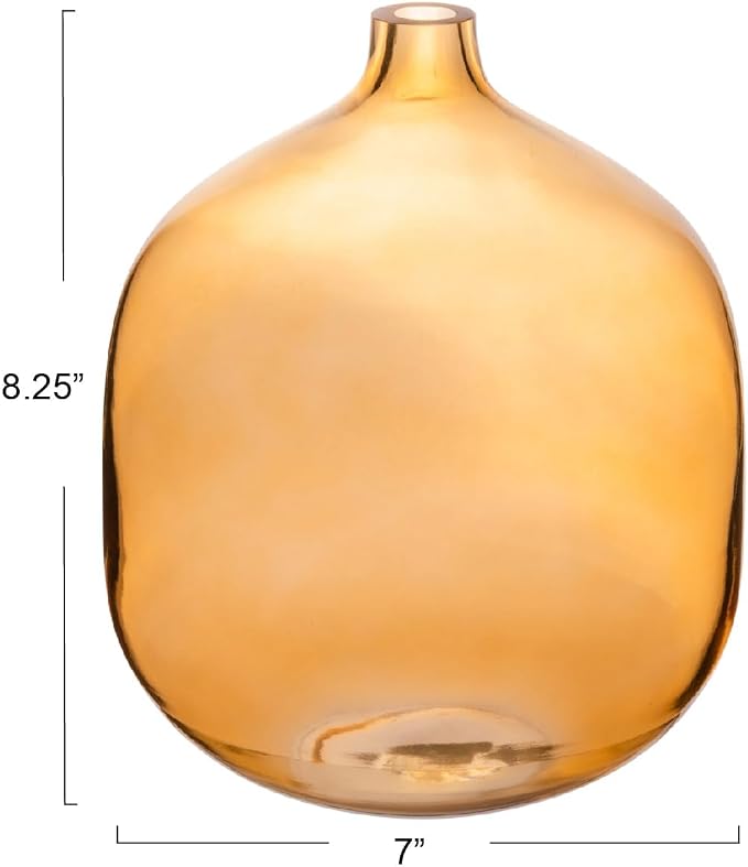 Modern Clear Tinted Glass Vase - Image 2