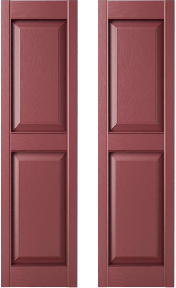 Ekena Millwork 14.75 in. W x 35 in. H Builders Edge, Standard Two Equal Panels by Builders+Edge