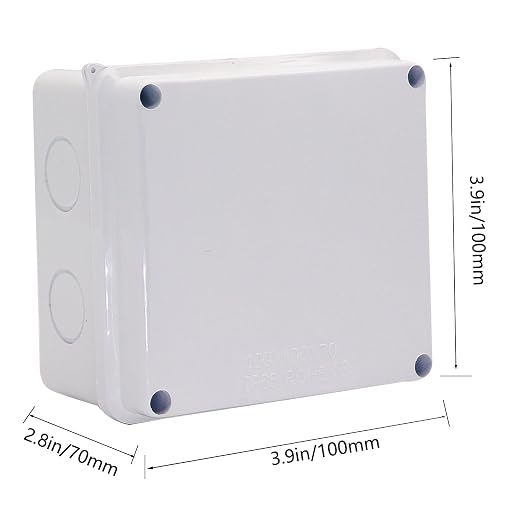Junction Box, Reserved Holes Electrical Boxes Waterproof IP65 ABS Plastic - Image 2