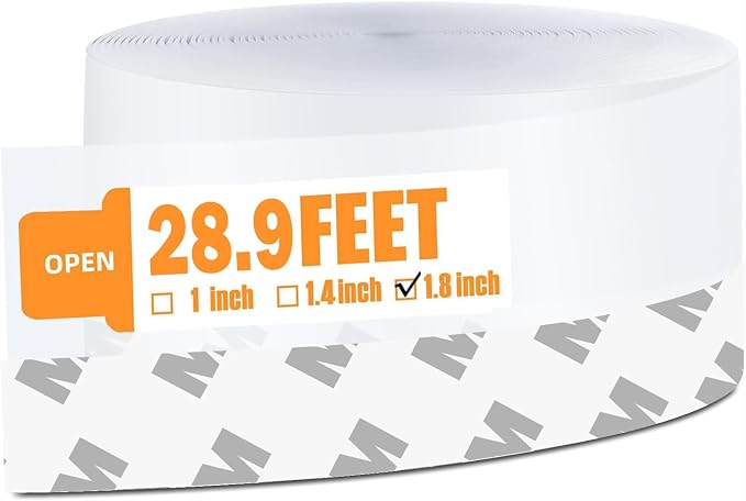 28.9 Ft Weather Stripping Door Seal Strip Tape, Silicone Door Draft Stopper by Bruiefpap