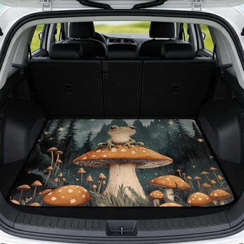 Frog Mushroom Gym Trunk Mat 29"x39" by Darisoco