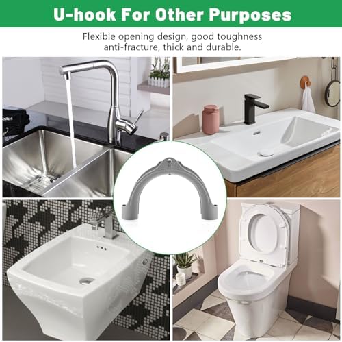 U Shape Washer Drain Hose Hook for Washing, Dishwashers, Sink Srain Hoses - Image 5
