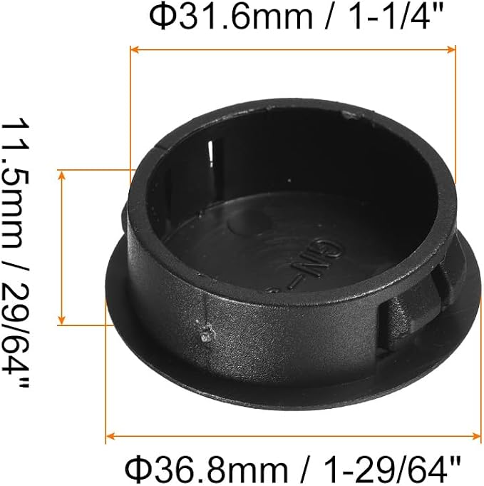 uxcell 1-1/4" Plastic Hole Plugs - Image 2