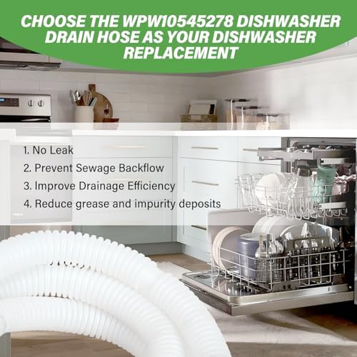 WPW10545278 Dishwasher Drain Loop Hose - Image 5