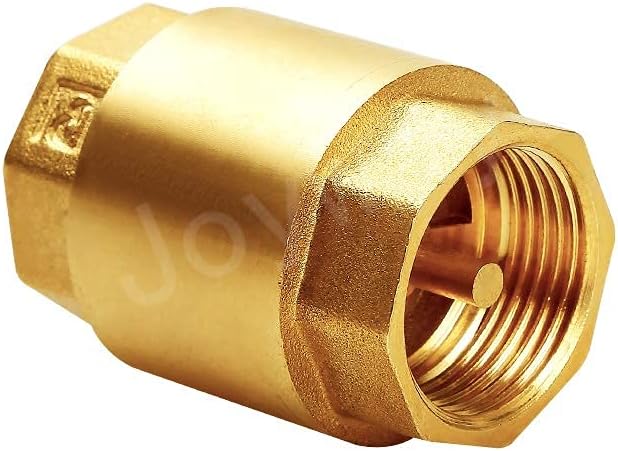 Joywayus 2 Pack Brass Check Valve 1" NPT Female Thread | One Way Backflow - Image 3