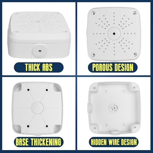 5" Security Camera Base Junction Box, Universal Electrical Box - Image 3