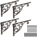Khtumeware Ornate Decorative Shelf Brackets, 5-inch Small wall Mounted Shelving by khtumeware