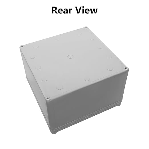Waterproof Dustproof IP67 Junction Box DIY Case Enclosure Gray 7.9 x 7.9 x 5.1 - Image 5