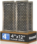 Howeall 4x12 Inches 4 Pack Heavy Duty Walkable Floor Register by Howeall