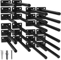 24-Pack 10 inch Floating Shelf Brackets, Hidden Shelf Bracket by FinestHomeDecor