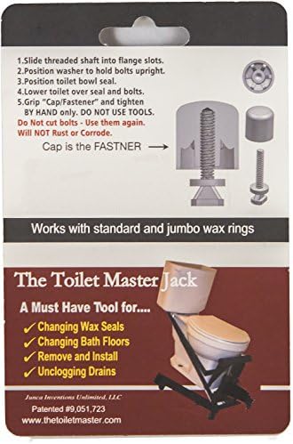 Toilet Bolts is a No Tool, No Cut, No Nut, and Install Toilet Bolt, and Cap Kit - Image 2