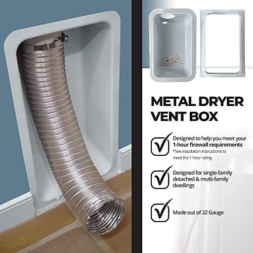 DBX1000M Metal Dryer Vent Box - Image 5