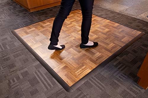 SnapLock Portable Dance Floor Kit, Oak Finish, 25 Sq Ft - Image 4