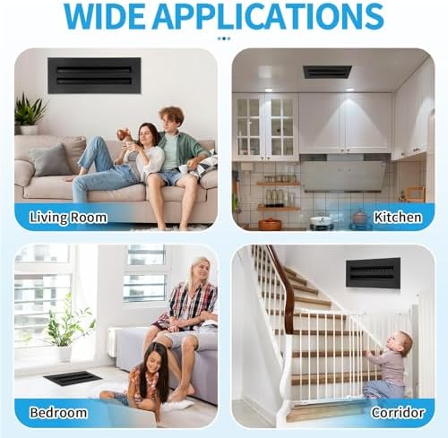 14x4 Modern AC Vent Cover, Decorative Air Vent Register Grille - Image 6