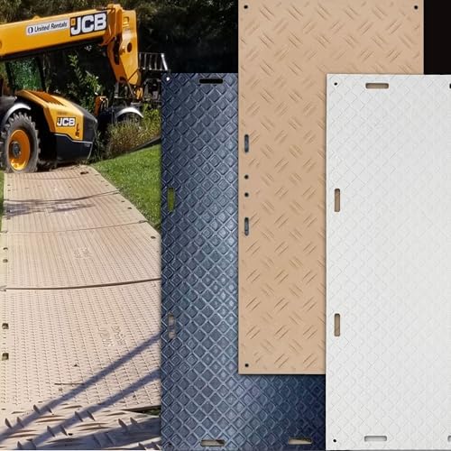 Neo-Pure HDPE White Ground Protection Mat, Heavy-Duty Construction Support Mat - Image 4