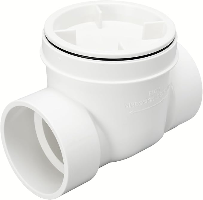 6 Inch Pvc Backwater Valve, Sewer Check Back Flow Preventer Drain Backflow - Image 4