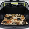 Colorful Funny Cat Trunk Mat for Beach Gear 29"x39" by Darisoco