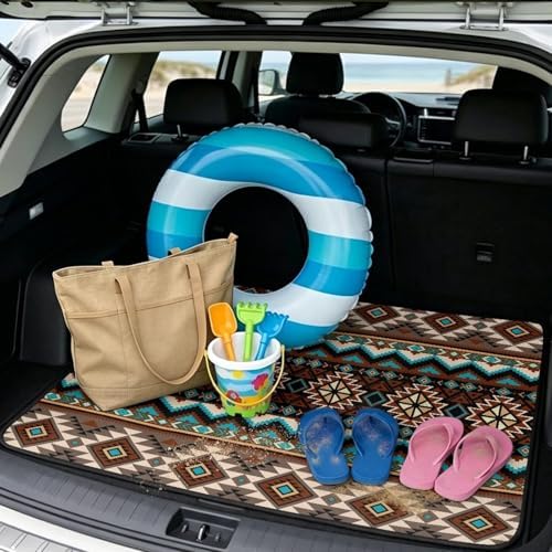 ELEQIN Car Cargo Liner Non Slip Backing Cargo Mat Rear Trunk Liner All Weather - Image 2
