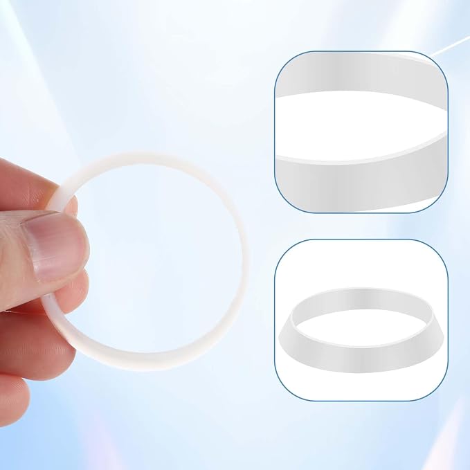 10 PCS Seal Ring Silicone Washer Waste Pipe Seal Ring Rubber Gasket Washers - Image 3