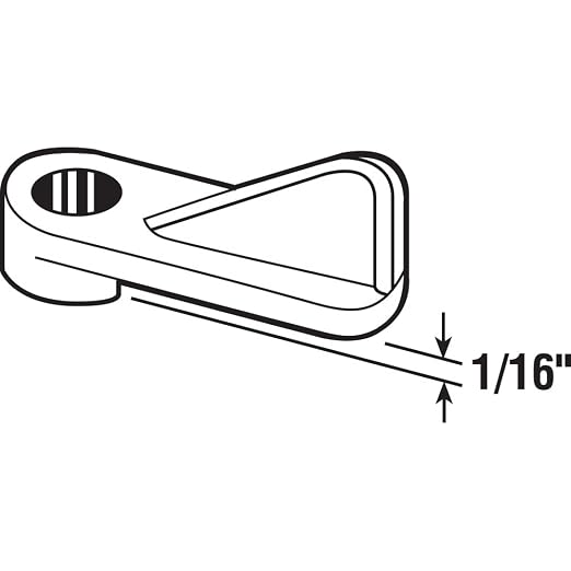 Prime-Line PL 7909 1/16 In. Window Screen Clip, Molded Plastic - Image 2