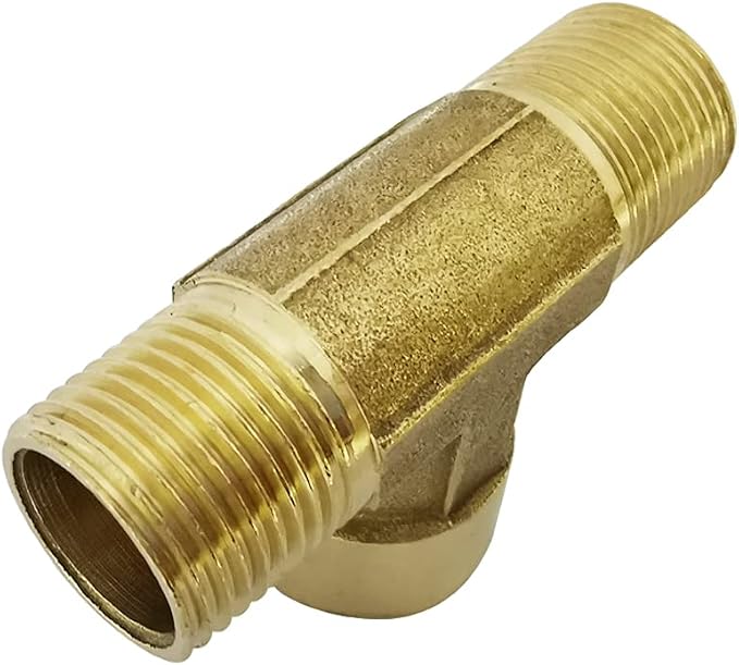 Brass Pipe Fitting Street Tee BSP Thread 3 ways Connector 3/8" Male x 3/8" - Image 4