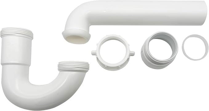 50 Pack 1-1/2 Inch P-Trap Kit, Polypropylene Tubular - Image 3