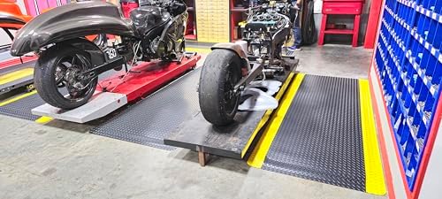Rhino Mats DTT48DSBYX53 Diamond Plate Anti-Fatigue Mat, 4 FT. x 53 FT. x 1 in. - Image 5