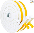 Yotache White High Density Foam Tape 1" x3/4", Total 13 Ft | by yotache