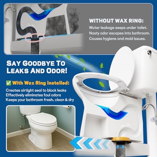 NEEXAN Extra Thick Toilet Wax Ring Kit - Image 6