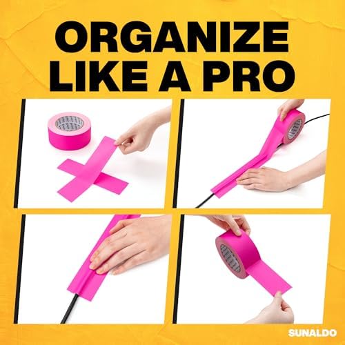 Gaffers Tape Heavy Duty, Easy Rip, No Residue | Pink - Image 2