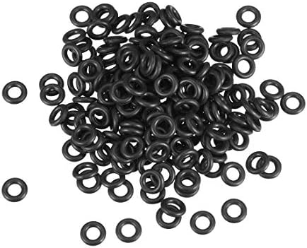 uxcell Nitrile Rubber O-Rings 8mm OD 4mm ID 2mm Width, Metric Sealing Gasket by uxcell