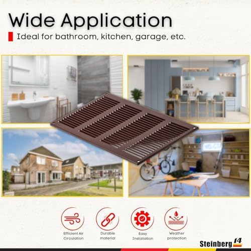Steinberg14 Brown Vent Cover 14x6 - Image 4