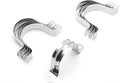 10Pcs 2 Inch Stainless Steel Conduit Clamps | Two Hole Strap, U Bracket Rigid by Jersvimc