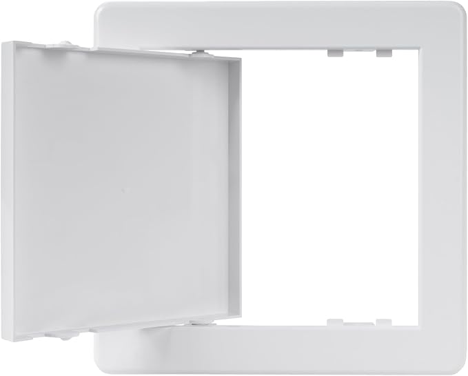6x6 Inch White Access Panel for Drywall – ABS Plastic Square Wall, Ceiling - Image 9