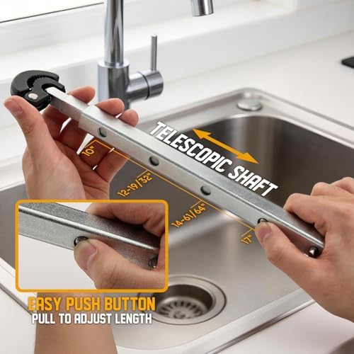 GRENPRO Telescoping Adjustable Basin Wrench - Image 2